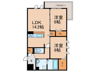 Tiedeurの物件間取画像